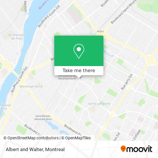 Albert and Walter map