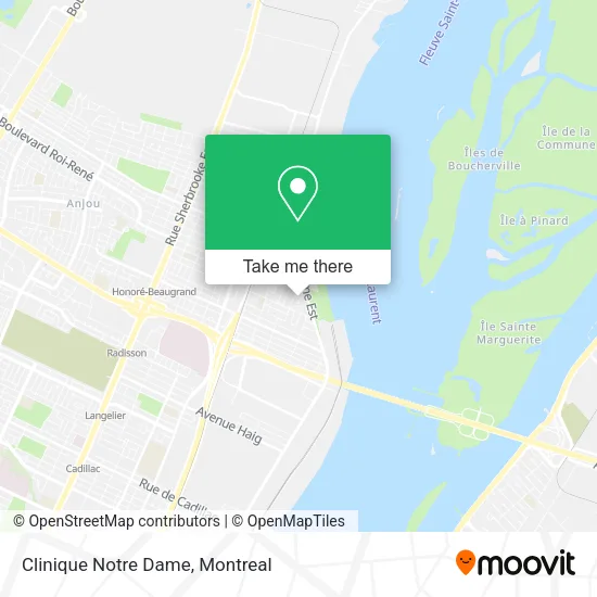 Clinique Notre Dame map