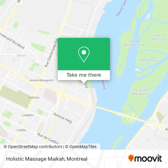 Holistic Massage Maikah map