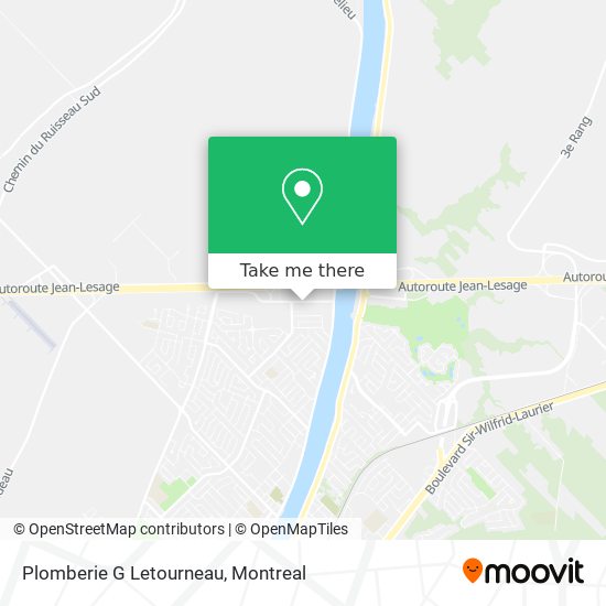 Plomberie G Letourneau map
