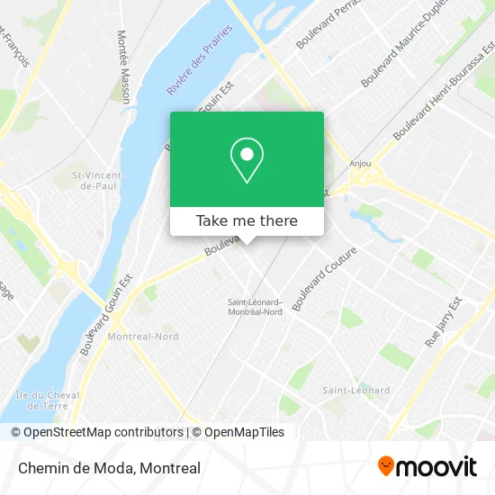 Chemin de Moda map