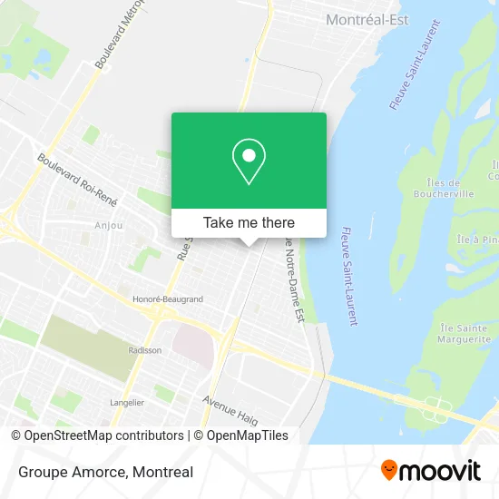 Groupe Amorce map