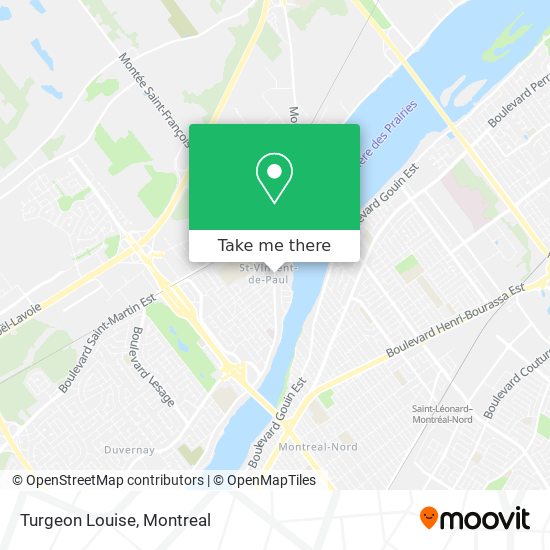 Turgeon Louise map
