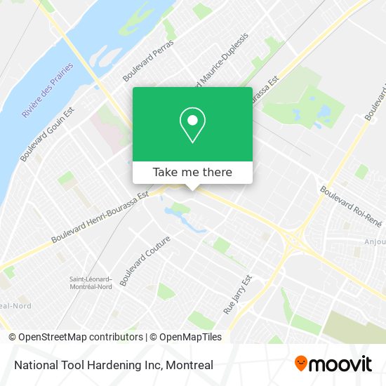 National Tool Hardening Inc map