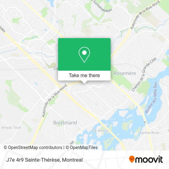 J7e 4r9 Sainte-Thérèse map