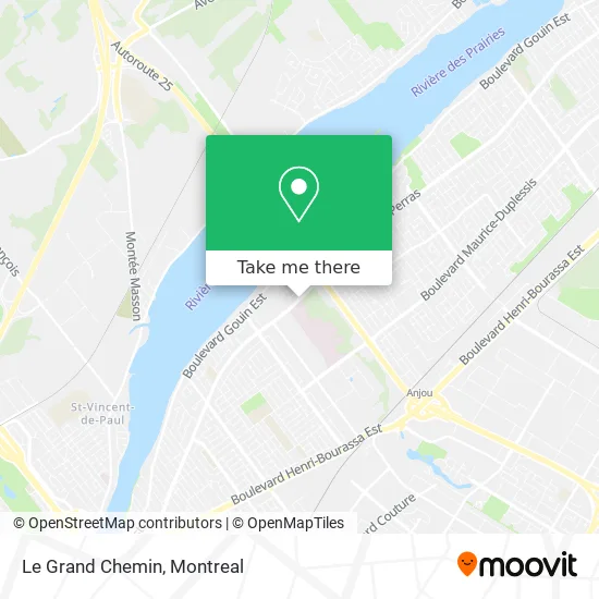 Le Grand Chemin map