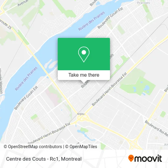 Centre des Couts - Rc1 map