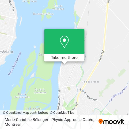 Marie-Christine Bélanger - Physio Approche Ostéo map