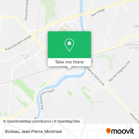 Boileau, Jean-Pierre map