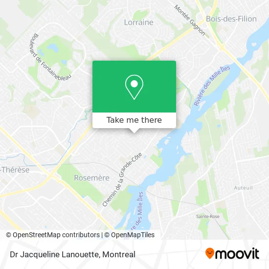 Dr Jacqueline Lanouette map