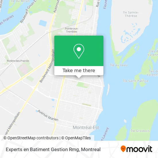 Experts en Batiment Gestion Rmg map