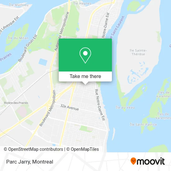 Parc Jarry map