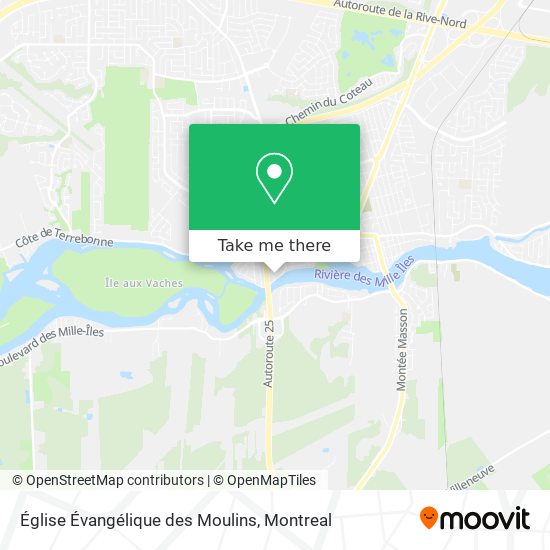 Église Évangélique des Moulins map