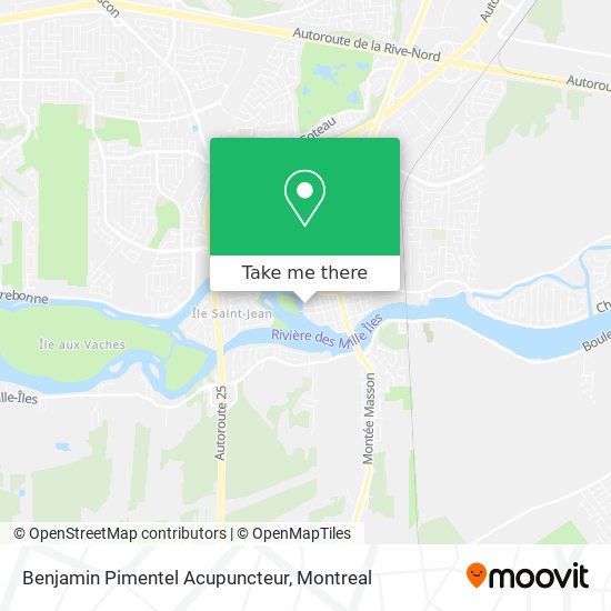 Benjamin Pimentel Acupuncteur map