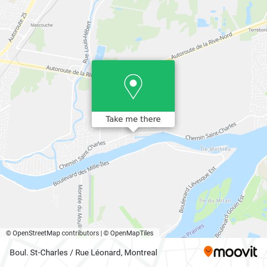 Boul. St-Charles / Rue Léonard map