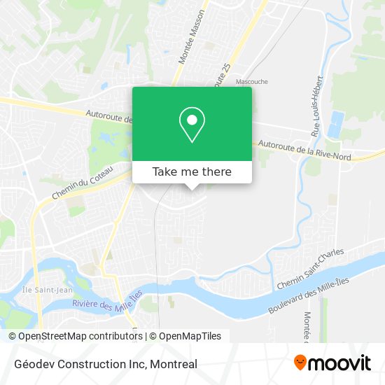 Géodev Construction Inc map