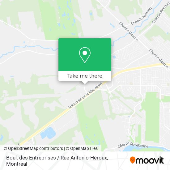 Boul. des Entreprises / Rue Antonio-Héroux map