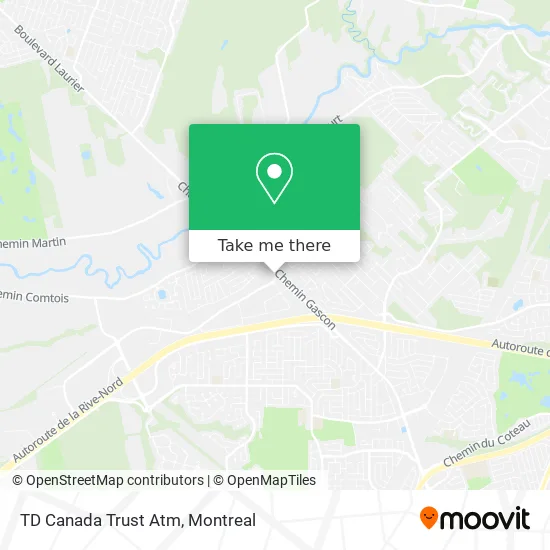 TD Canada Trust Atm map