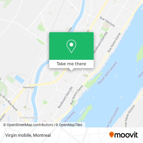 Virgin mobile map