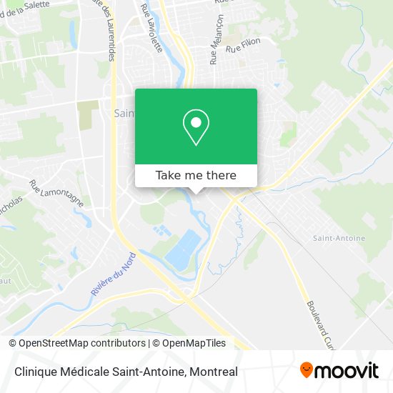 Clinique Médicale Saint-Antoine map