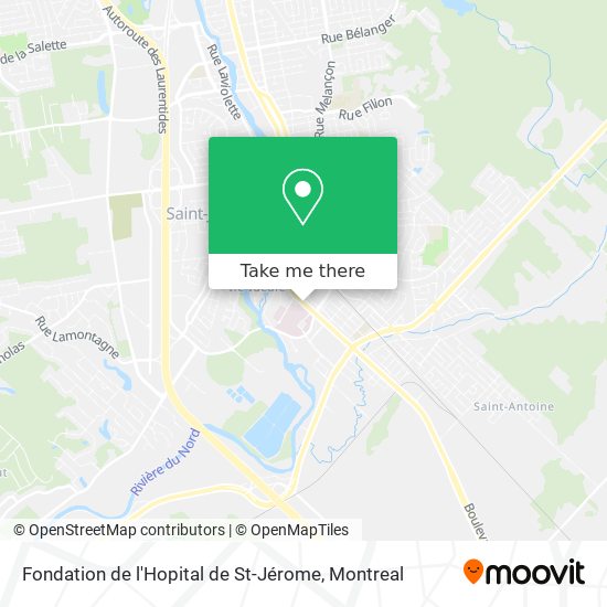 Fondation de l'Hopital de St-Jérome map