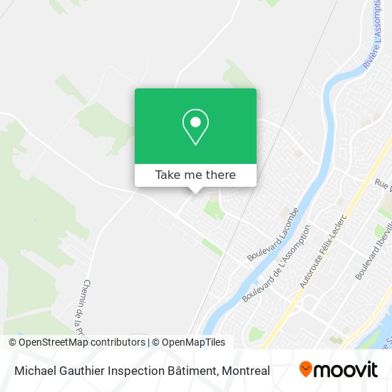 Michael Gauthier Inspection Bâtiment map