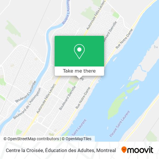 Centre la Croisée, Éducation des Adultes map