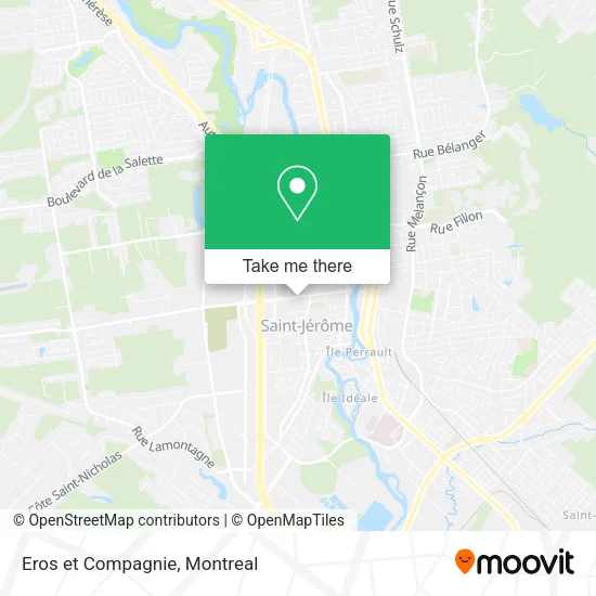 Eros et Compagnie map