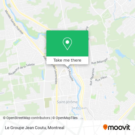 Le Groupe Jean Coutu map