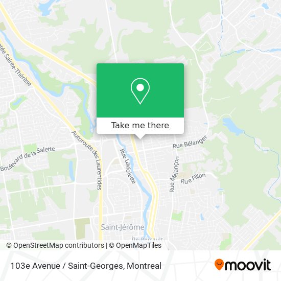 103e Avenue / Saint-Georges map