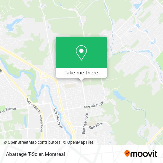 Abattage T-Scier map