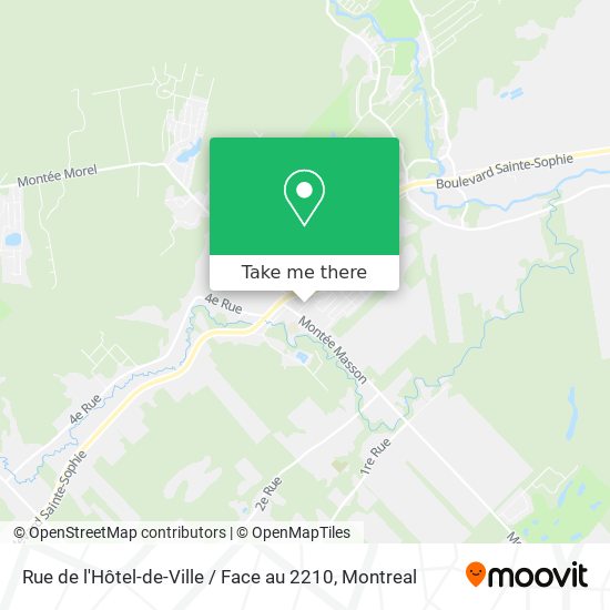 Rue de l'Hôtel-de-Ville / Face au 2210 map