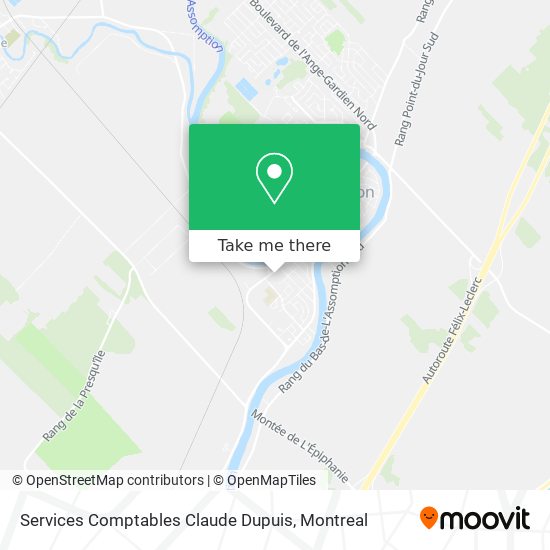 Services Comptables Claude Dupuis map