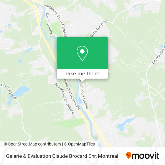 Galerie & Evaluation Claude Brocard Enr map