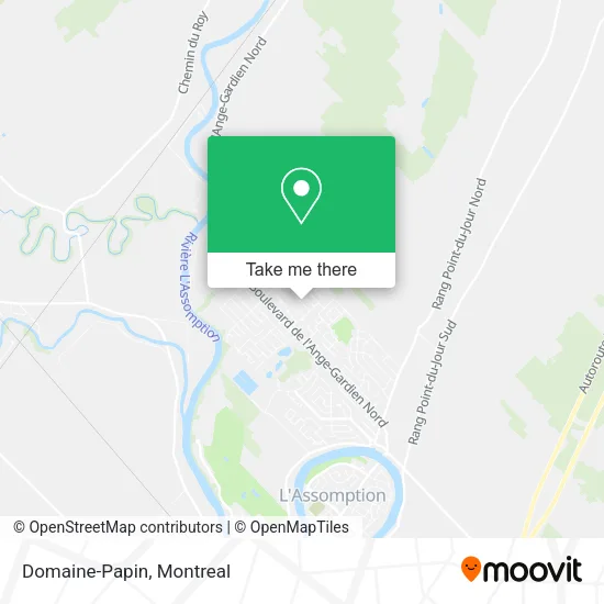 Domaine-Papin map