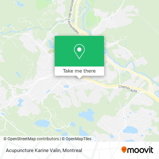 Acupuncture Karine Valin map