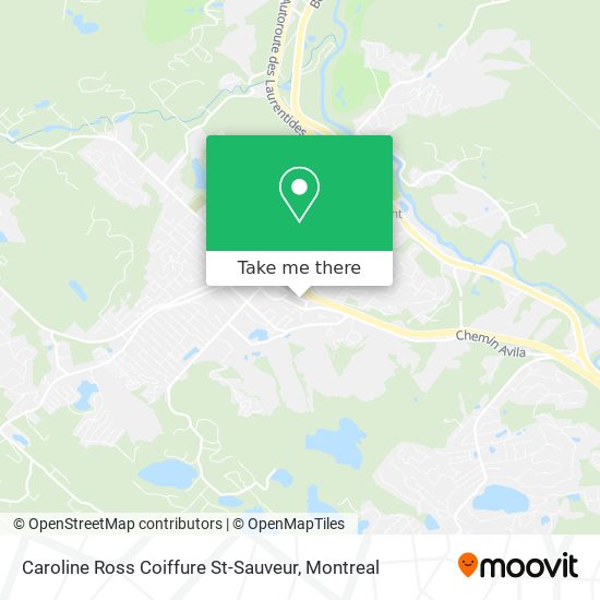 Caroline Ross Coiffure St-Sauveur map