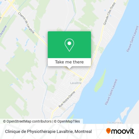 Clinique de Physiothérapie Lavaltrie map