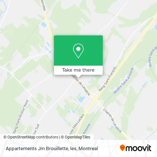 Appartements Jm Brouillette, les map