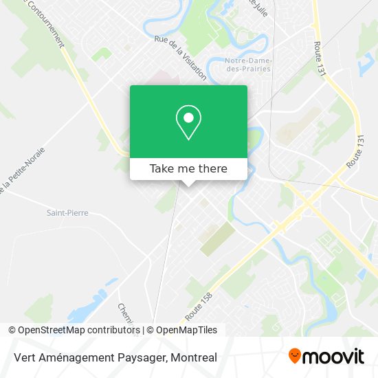 Vert Aménagement Paysager map