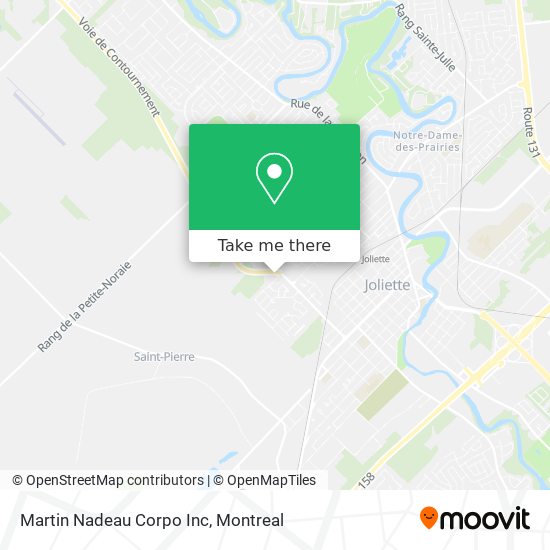 Martin Nadeau Corpo Inc map