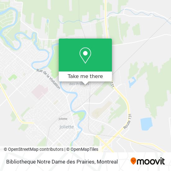 Bibliotheque Notre Dame des Prairies map