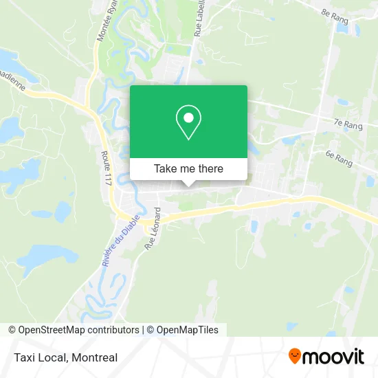 Taxi Local map