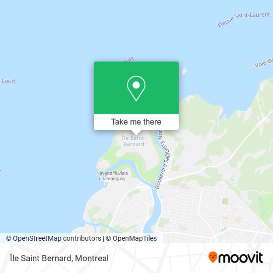 Île Saint Bernard map