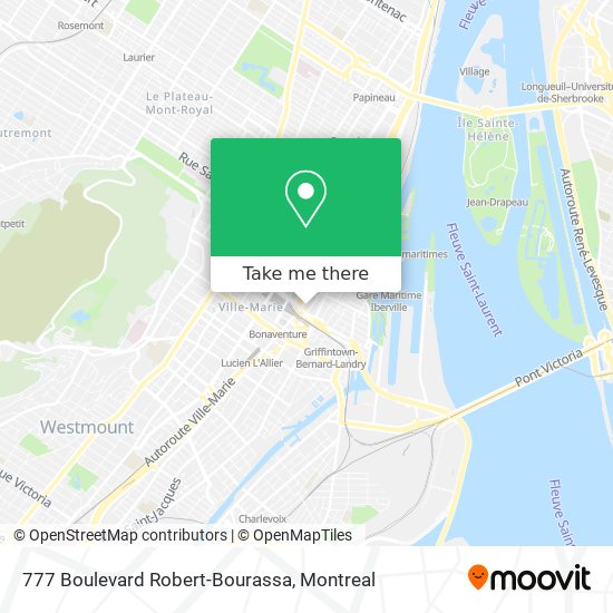777 Boulevard Robert-Bourassa map