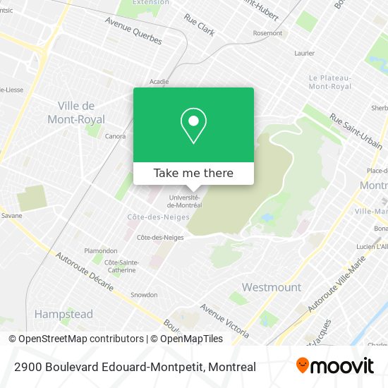 2900 Boulevard Edouard-Montpetit map