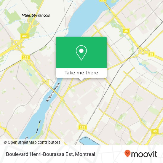 Boulevard Henri-Bourassa Est map