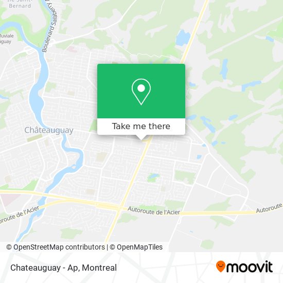 Chateauguay - Ap map