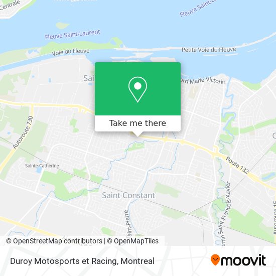 Duroy Motosports et Racing map