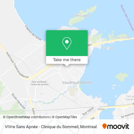 VIVre Sans Apnée - Clinique du Sommeil map